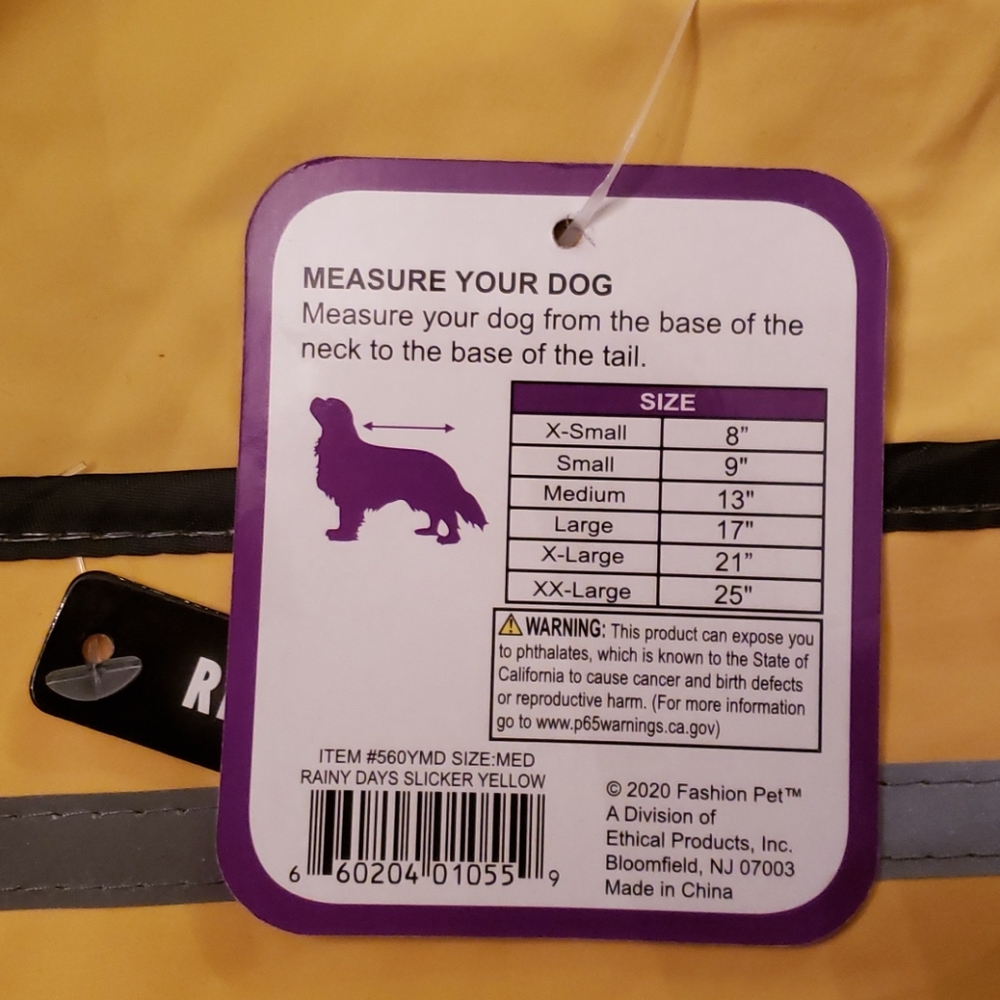Dogs raincoat - Picture 3 of 4
